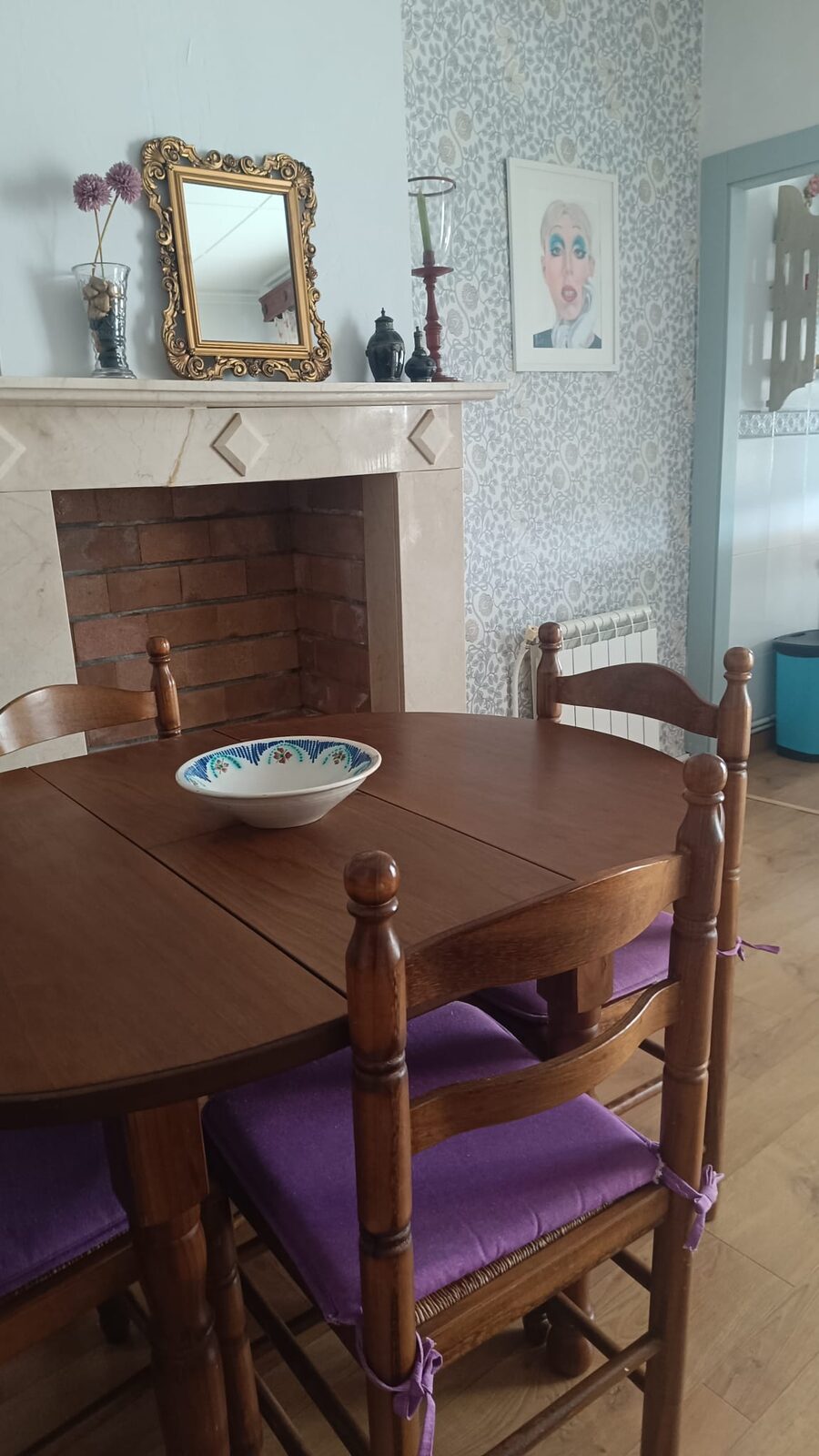 Zona de comedor donde se sirve el desayuno